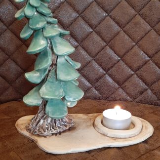 geschwungenes Bäumchen mit Teelichthalter, Home Decor, Augsburg, Germany, Kunst aus Ton, Bayern, KeraMik von Herz zu Herz, Motivation, Handarbeit, Originelles, Individuelles, Geschenke, Pottery, Artist, Einzelstücke, Unikate, Atelier für Herz & Auge, Keramikkunst, Keramik