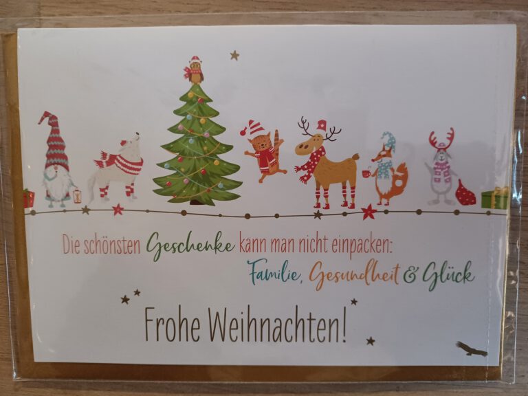 Karten, Augsburg, Weihnachtskarte, KeraMik von Herz zu Herz