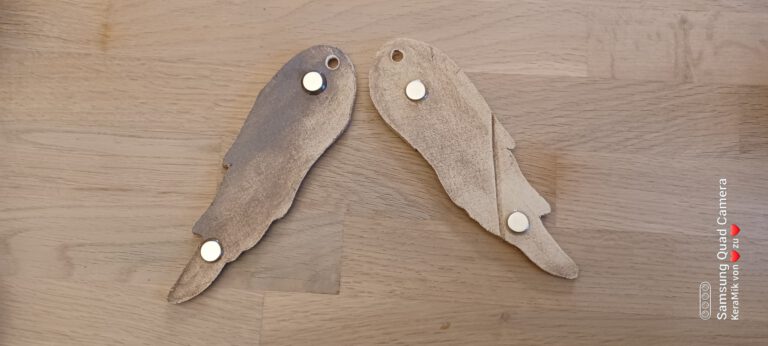 Flügel, Augsburg, Handarbeit, Keramik, KeraMik von Herz zu Herz, Clayartist, Magnete