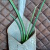 Postkuvert zum Bepflanzen, Wandhänger für Pflanzen, Pflanztasche ohne Loch, originelle Keramiktasche zum Bepflanzen, Clay Art, besondere Keramik Geschenke, KeraMik von Herz zu Herz