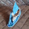 Segelschiff auf Welle, maritime Szene aus Keramik, handgefertigte Meeres Szene, originelles Segelschiff, KeraMik von Herz zu Herz , Clay Artist