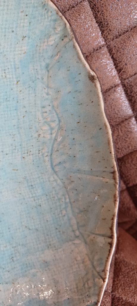 aquamarinblaue Schale, handgefertigte Keramik Schale, originelle Schüssel aus Keramik, feine Keramik für den Tisch, KeraMik von Herz zu Herz, clay art