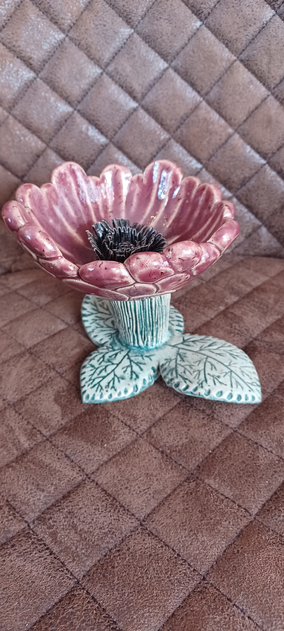 Blume Stelen Spitze, Keramik Blume, clayart, flower,, individuelle Gartenkeramik Blume, KeraMik von Herz zu Herz, originelle Keramik Geschenke
