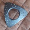Eierbecher Unikat, schwarz/ grüner Eierhalter, Keramik Frühstücksei Halter, originelle Keramik, KeraMik von Herz zu Herz